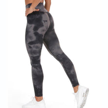 Load image into Gallery viewer, Tie Dye High Waist Workout Leggings For Women