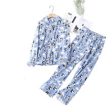 Load image into Gallery viewer, Panda Print Tee & Pants Pajamas Set
